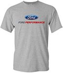 Ford Performance T-Shirt Ford Mustang GT ST Racing Tee Shirt, Sport Gray, XX-Large