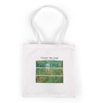 UpTown Folks A Woman Walking In A Garden Tote Bag, Vincent Van Gogh Tote Bag, zipper & a pocket, women & girls, college & office bag