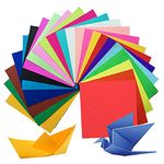 Origami Paper - 200 Sheets Origami Set for Kids Double Sided Origami Squares in Vivid Colors 6 Inch Easy Fold Origami Papers for Arts & Crafts - 20 Vivid Colors