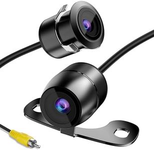 Reverse Backup Camera,RAAYOO L002 2-in-1 Universal Car Front/Side/Rear View Camera,2 Installation Options,Removable Guildlines,mirror non-mirror image,12V only