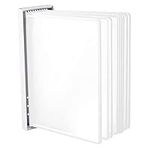 LEVIATAN | Wall Display Board System | Wall Lectern | Document Organiser | Consultation and Presentation Documents | Plastic Case for Papers | Includes 10 Display Panels | Size: A4 | Colour: White