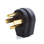 Sintron NEMA 14-30P Straight Blade Plug, DIY Rewirable Plug, for Clothes Dryers and Kitchen Ranges, 125/250 Volt 30 Amp 3 Pole 4 Wire, IP20 Suitability, Heavy Duty Spec Industrial Grade.