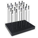 HUBEST Upgraded 20 Pcs Alligator Clip Sticks with Model Painting Stand Base Holder Gundam Model Painting for Airbrush Hobby Model Parts Models Assemble