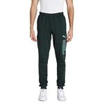 Puma Men's Slim Track Pants (67025280_Green Gables