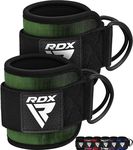 RDX Ankle Straps for Cable Machines Resistance Bands Attachment, 7mm Neoprene Padded 10”x4”, Gym Wrist Cuff Women Men Home Fitness, Weight Lifting D-Ring Booty Leg Workout Curls Kickbacks Hip Abductor