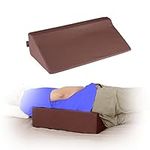 AOSSA Bed Wedge Pillow for Sleeping Side Positioning Foam Reflux Pillow Position Incline Triangular Wedges Bed Sore Body Cushion Back Support Leg Bolster 6" X 9.5" X19.6" (Standard)