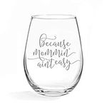 Bliss Collections Funny Wine Glass for Women and Moms, 20 oz Stemless Tumbler for Mom, Friends, Coworkers - Funny Sayings and Cute Gifts for Women, Wine Lovers, Girlfriends, Birthdays, Girls Weekend