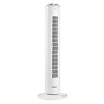 Lewis's Tower Fan - 3 Speed Settings, Timer Function, Optional Oscillation (32-Inch/81cm) - White