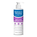 Dermal Therapy Extra Strength 5% AHA 10% Urea Body Lotion - Healing for Extremely Dry, Cracked Skin - Fragrance-Free - Sensitive Skin, Diabetes & Medication-Induced Dryness - 8 fl oz / 240 ml