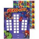 Eureka Back to School Marvel Avengers ''Hero Up'' Mini Reward Charts for Kids with Stickers, 736pc, 5'' W x 6'' H