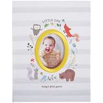 C.R. Gibson B2-24546 Little One Woodland Gender Neutral Baby Memory Book, 8.75" W x 11.3" L with 64 Pages, Multicolor