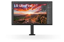 LG UltraFine UHD Monitor 32UN880P, 32 Inch, 4K, 60Hz, 5ms GtG, IPS Panel, HDR 10, AMD FreeSync, Smart Energy Saving, HDMI, Displayport, USB-C, Matte Black