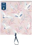 Busy B Family Wall Calendar 2025 – Birds Design with 5 Columns & Storage Pockets - Monthly 2025 Calendar for Busy Families with Colour-Coded Stickers - 25.5 x 23.5cm