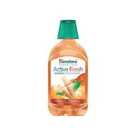 Himalaya Active Fresh Miswak Mouthwash 215ml-No Alcohol-Strong Gums,Fresh Breath,12hr Germ Protection