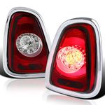 Spec-D Tuning LED Red Tail Lights Compatible with 2011-2015 Mini Cooper Base/S Hatchback and Convertible, Left + Right Pair Assembly