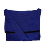 Chris Crafts - Jhola Bag (Navy Blue, Unisex, Size 15")