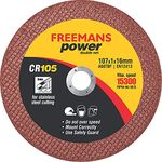 FREEMANS Power Red Cut Off Wheels 4-Inch (Set of 100 Pieces)