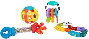 Playgro Gift Set Activity Pack Twist and Chew, 4-piece, From 6 Months, Multicoloured