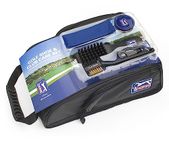 PGA Tour Shoe Bag With Club Cleaning Set, Black, 38 x 22 x 14 cm