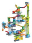 VTech Marble Rush Free Fall Vertical Set, Construction Set for Kids, 93 Building Pieces & 10 Marbles, Interactive Building Toy, Suitable for Ages 6, 7, 8+ Years, English Version