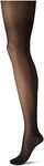 Hanes Women’s Alive Full Support Control Top Pantyhose, Jet, B