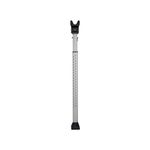 SABRE Adjustable Door Security Bar with Vibration Detecting Alarm, 115dB Alarm Audible Up to 1,100 Ft (335 m), Adjusts to Fit Most Hinged & Sliding Doors, Rubberized Foot for Strong Grip, Collapsible