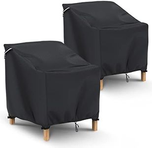 Patio Chair Cover - 2 Pack, Patio Furniture Covers Waterproof, Heavy Duty Outdoor Chair Covers for Outdoor Furniture,Lawn Outdoor Furniture Cover -33"W x 34"D x 31.1"H