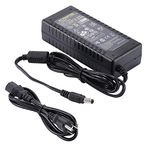 15V 5A Power Supply Adapter - Universal AC 100-240V to DC 15V 75W Power Charger Transformer 5.5x2.5mm 15V5A Compatible with 15 Volt 4.8A