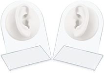 2 Pcs Flexible Silicone Ear Model R