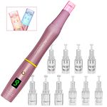 ALIWOD Microneedling Pen Kit Auto Electric Anti-Aging Skin Therapy Device Pen Wireless Skin Care Tools with 36Pins,12Pins,Nano Needle Cartridges L690