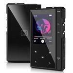 96 GB MP3 Player with Bluetooth 5.0, Phinistec Z6 Digital Audio Player with Speaker, 2.4 Inch IPS Music Player, Super Battery Life, FM Radio, E-Book, Video, Voice Recording up to 256 GB