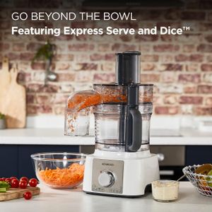 Kenwood Food Processor with 9 Attachments – White