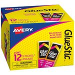 Avery Permanent Glue Stick, 12 Pack (00166)