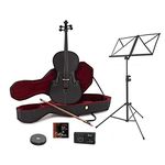 Student Full Size Cello Beginner Pack by Gear4music, Black