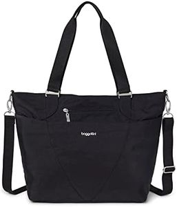 Baggallini Avenue Tote Top Handle Bag, Black, One Size