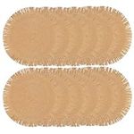 Round Woven Paper Placemats Set of 