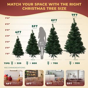 Festive Fix 4ft Artificial Christmas Tree – Green Holiday Decoration