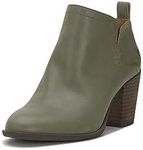 Lucky Brand Women's Branndi Bootie Ankle Boot, Olive Night, 12