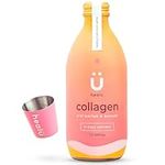 Collagen Supplements for Women, Highest-Dose 12000mg Liquid Collagen Peptides, Bovine Collagen, Hair, Skin & Nail Growth Vitamins, Vitamin C & Zinc, 16 Day Supply, Made in UK