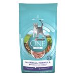 Purina ONE Dry Cat Food, Hairball Formula, 7-Pound Bag, Pack of 1