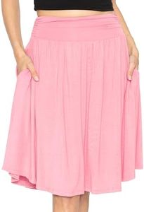 Women's Pocket Skirt Light Pink 4X