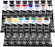 rubens Oil Paints Set 15 Colors, Oil Paints 2 OZ Large Tubes for Canvas, Professional Oil Colors with Thicker Creamy Texture, High Saturation, Art Supplies for Adult Artists, Beginners