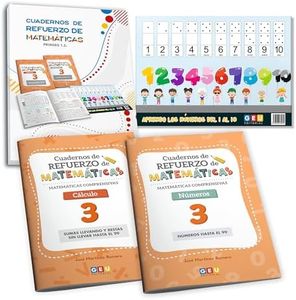 MATEMATICAS 1 PRIMARIA | SUMAS Y RESTAS 6 AÑOS | Aprende a Sumar y Restar Editorial Geu 1 Primaria | Packs Matemáticas Comprensivas 1-1 Primaria (PACK 1.3 Cálculo 3 + Números 3)