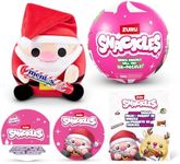 Snackles Christmas Mystery UNbox 5 Inch Plush in Capsule by ZURU, Ultra Soft Plush, Collectible Plush with Real Licensed Brands, Stuffed Animal, Giftable, Holiday