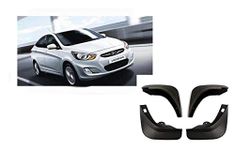 Sparedeals - Car Mud Flap/Mud Guard Compatible with Hyundai Verna Fluidic 2011-2014 (Set of 4 Pcs.)