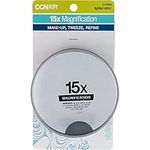 CONAIR - 15x Magnification Lighted Suction Cup Mirror - 1 Mirror