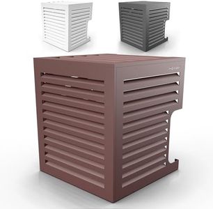 Airdeko Premium HVAC Central Air Conditioner Cover for Outside Units - AirOutdoor Systems Decorative Metal AC Condenser Cover - Rustproof, All-Season Outdoor Protection with Modern Sleek Design