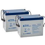 Xplorer Pair of 2 x 12V 80Ah Expedition Plus AGM Golf Buggy Batteries, Fit-and-Forget AGM Lead-Acid Batteries for Golf Buggy Applications