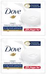 Dove Cream Beauty Bathing Soap Bar 125g (Combo Pack of 6) | With Moisturising Cream for Softer Skin & Body, Nourishes Dry Skin more than Ordinary Soap