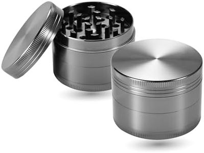 Set de 2 Molinillos - Acero inoxidable - Triturador para hierbas y especias como molino - Molinillo afilado